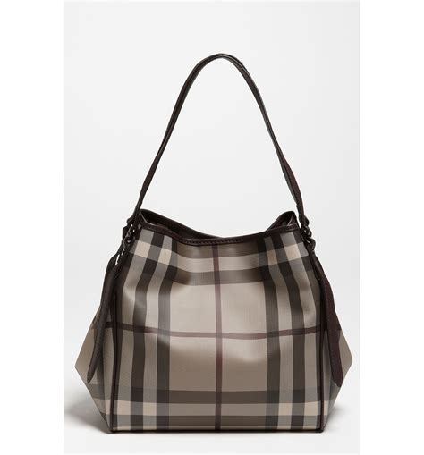 smoked check tote bag burberry|Burberry Check crossbody bag.